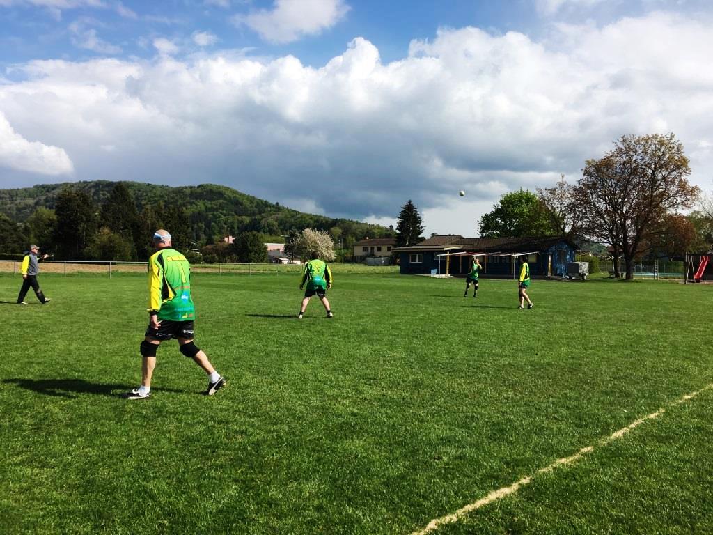 Podestplatz beim Faustball-Turnier in Ramsen