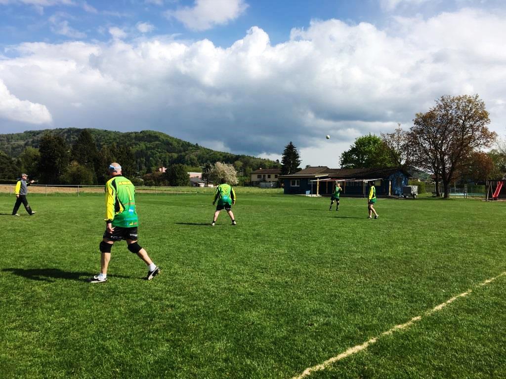 Podestplatz beim Faustball-Turnier in Ramsen