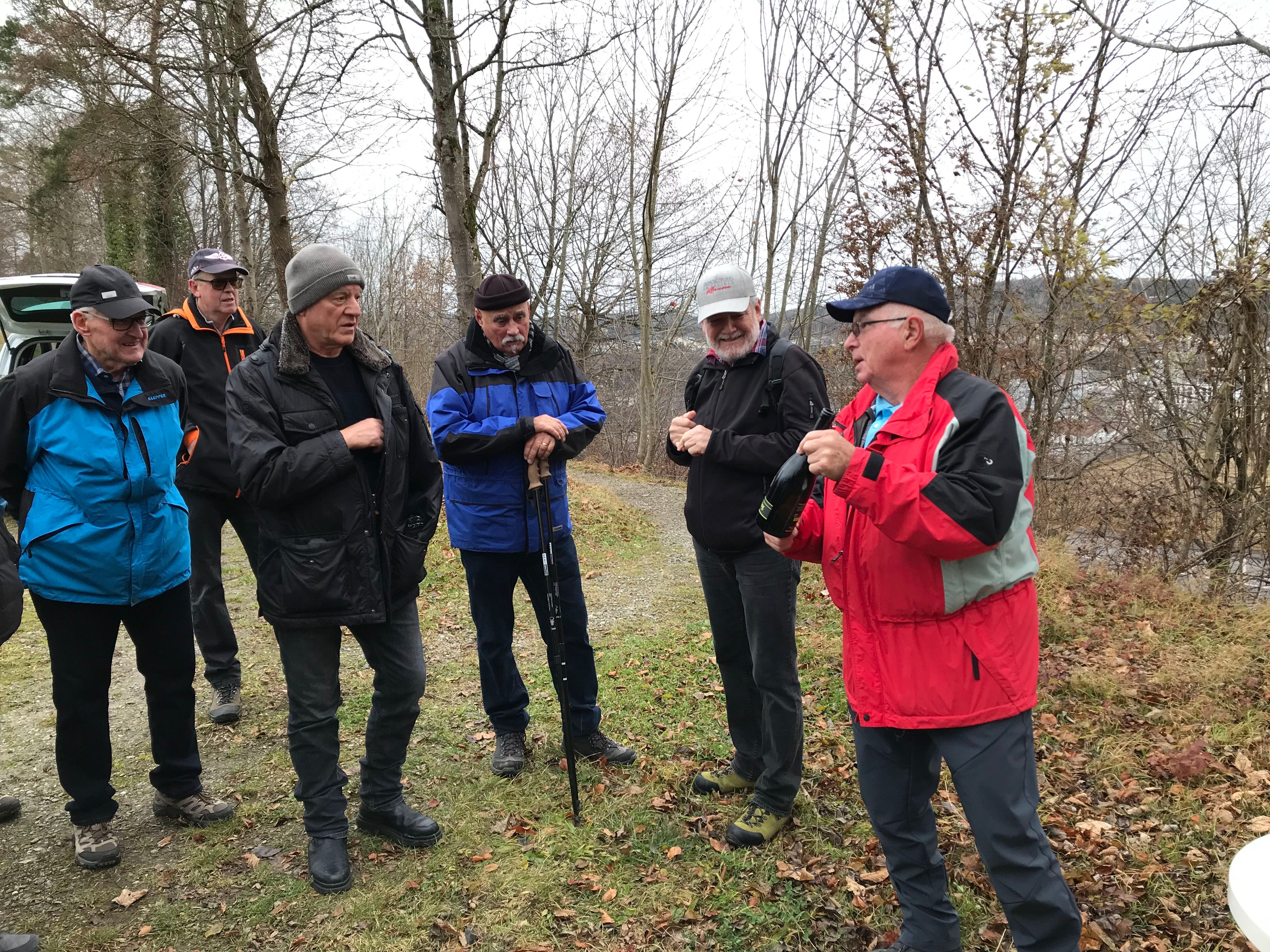 Dezember Wanderung nach Uhwiesen